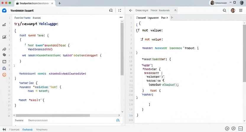 Screenshot of a GitHub pull request interface showing a code diff where one block uses <code class=