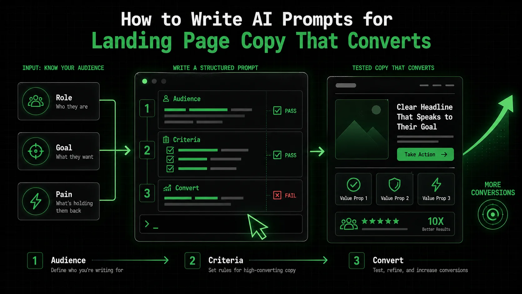 A developer typing a structured prompt into Claude Code's interface
