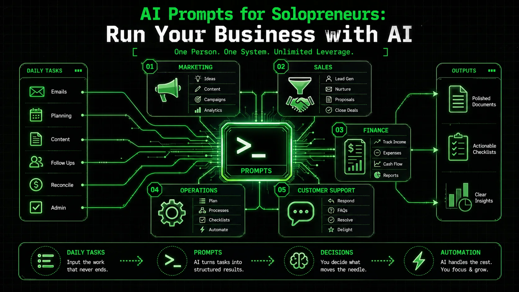AI Prompts for Solopreneurs: Run Your Business with AI