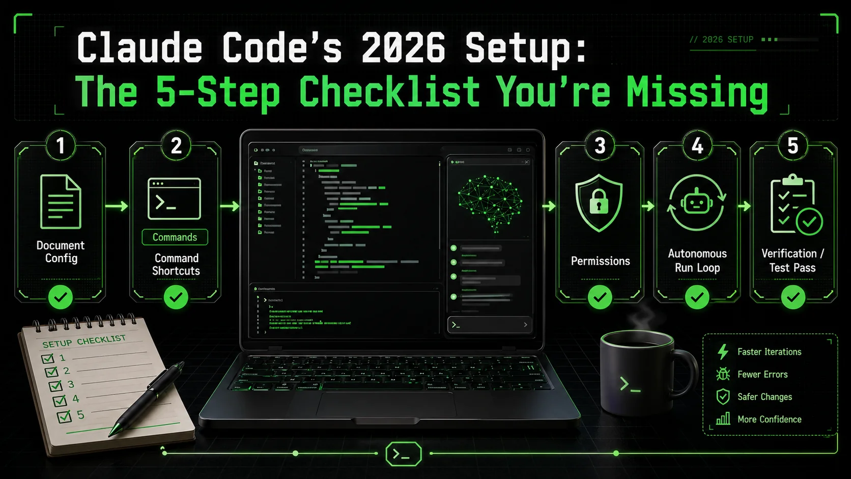 Claude Code's 2026 Setup: The 5-Step Checklist You're Missing