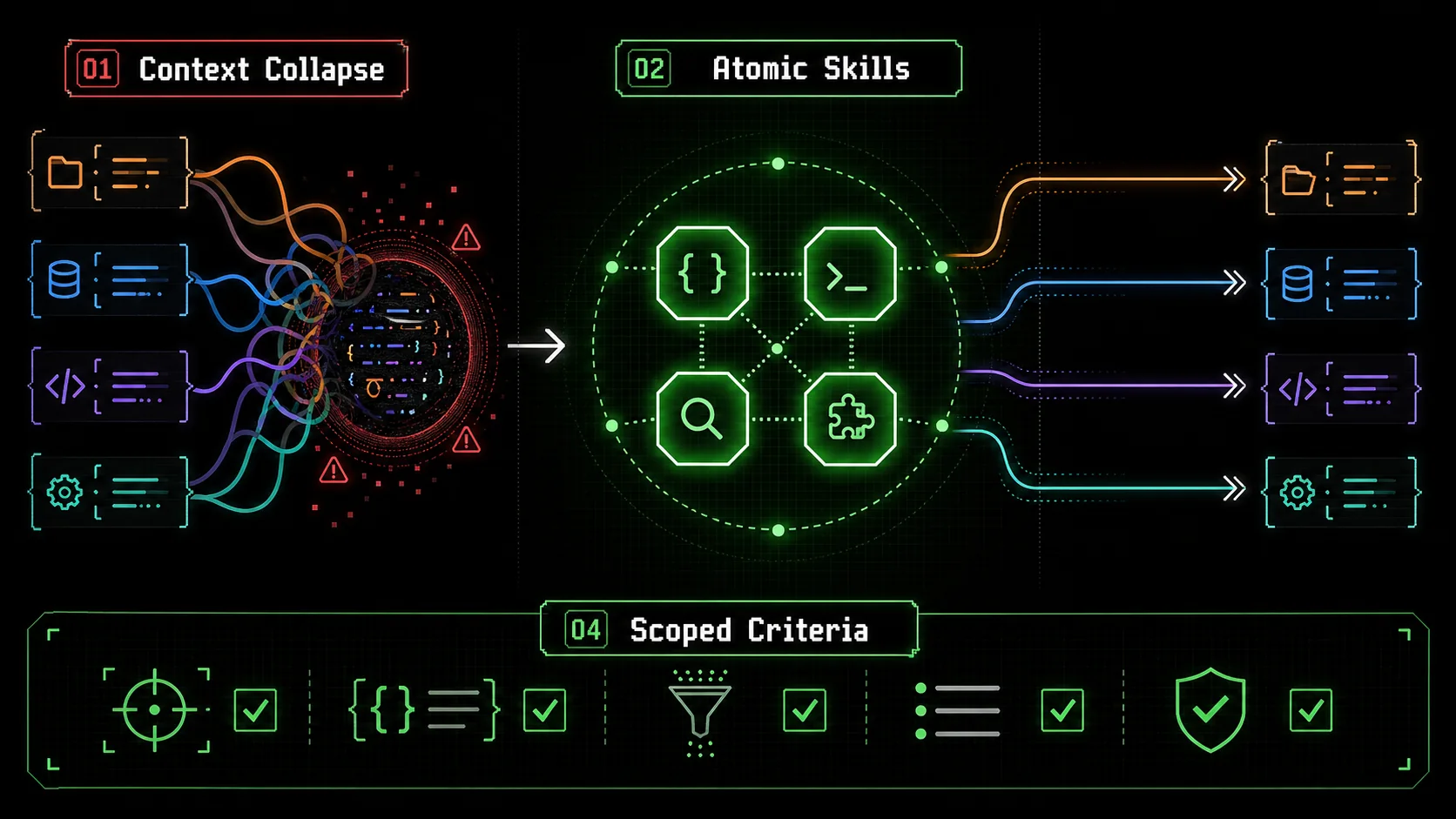 Fix Claude Code's Context Collapse with Atomic Skills