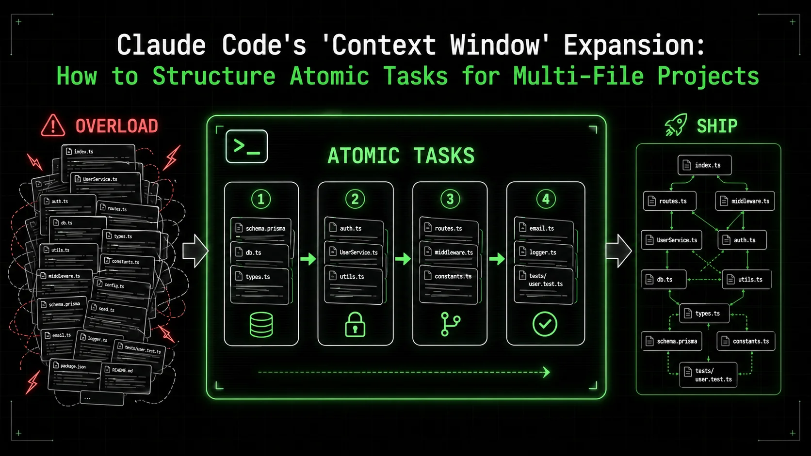 Claude Code's 'Context Window' Expansion: How to Structure Atomic Tasks for Multi-File Projects