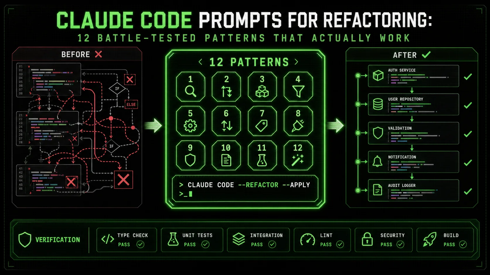 Claude Code Prompts for Refactoring: 12 Battle-Tested Patterns That Actually Work