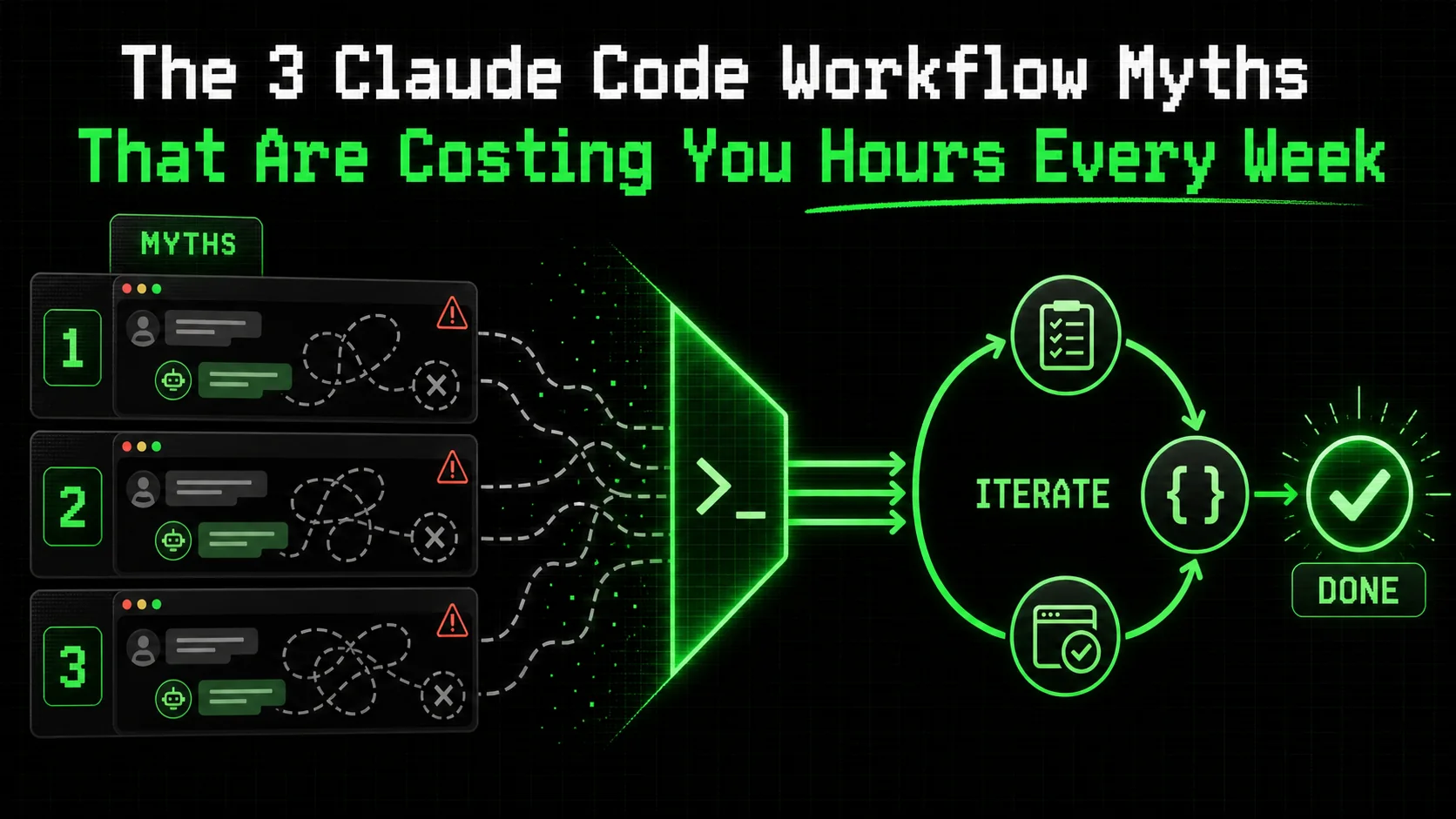 The 3 Claude Code Workflow Myths That Are Costing You Hours Every Week