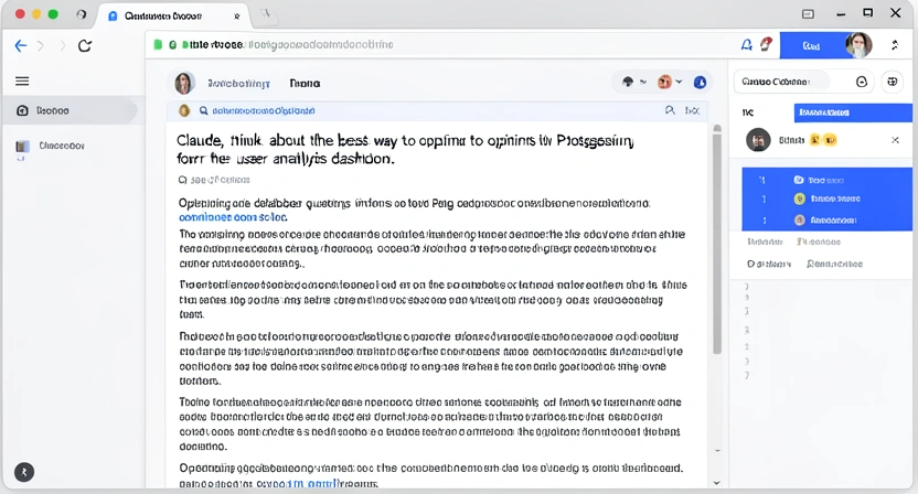 Screenshot of the Claude Code interface showing a conversation history with a user prompt 