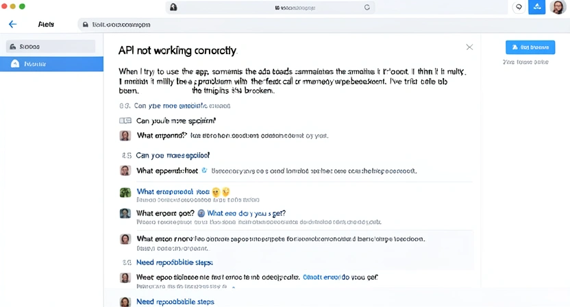 Screenshot of a GitHub Issues page showing a long, rambling issue with the label