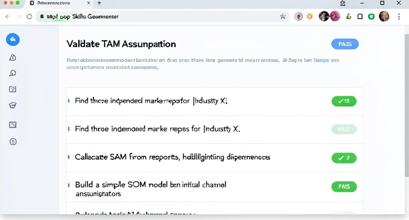 Screenshot of the Ralph Loop Skills Generator interface showing a skill titled 