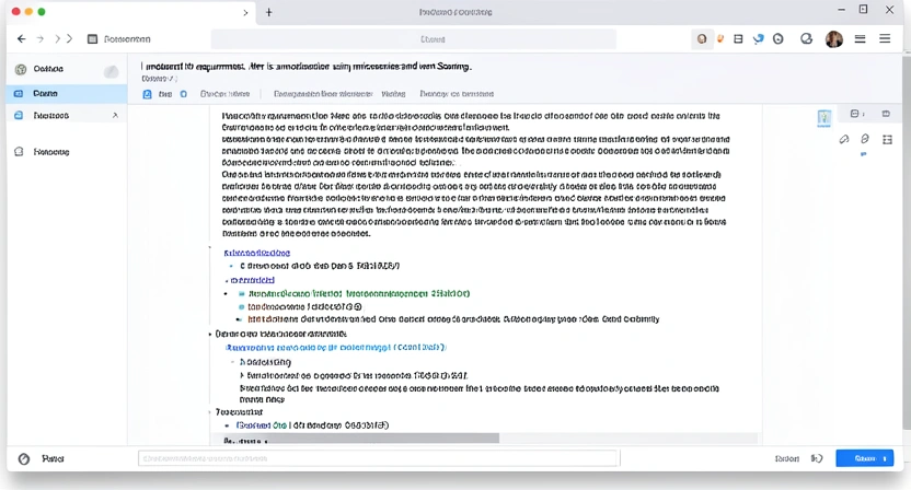 Screenshot of an AI chat interface showing a long, complex prompt attempting to explain a legacy system's business rules, followed by an AI response that begins confidently but introduces a new, incompatible architecture.