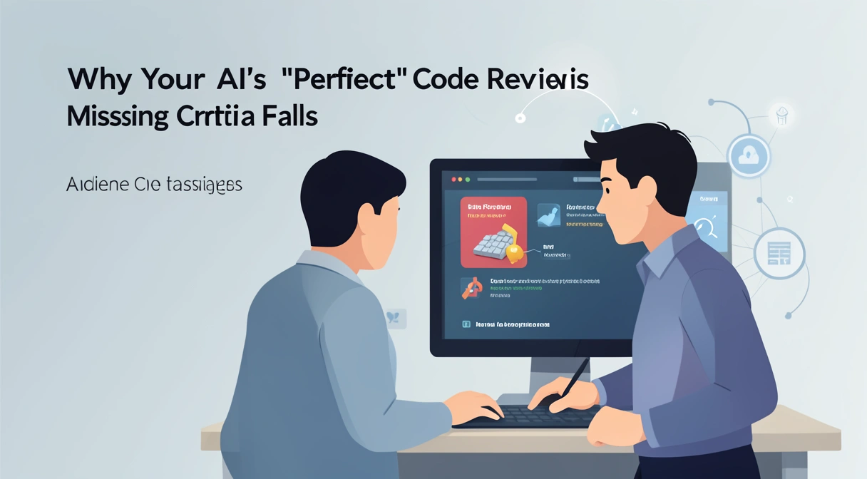 A developer looking at a screen where an AI assistant shows a green 