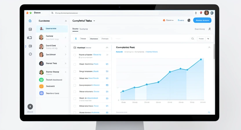 A marketer looking at a dashboard where completed atomic tasks directly correlate with a rising conversion metric